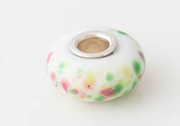 Silver Cored Fritty Lampwork Charm Bead alternative view 2