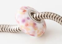 Silver Cored Fritty Lampwork Charm Bead