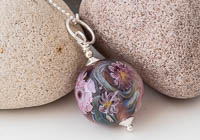 Flower Lampwork Pendant Necklace alternative view 1