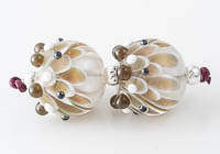 Lampwork Dahlia Beads