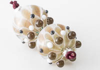 Lampwork Dahlia Beads alternative view 2