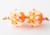 Lampwork Dahlia Beads