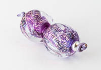 Dichroic Swirly Lampwork Beads alternative view 2