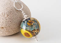 Sunflower Lampwork Pendant Necklace alternative view 1