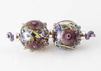 Lampwork Murrini Flower Beads