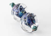 Dichroic Swirly Lampwork Beads alternative view 2