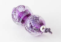 Dichroic Swirly Lampwork Beads alternative view 2