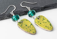 Ceramic and Lampwork Earrings alternative view 2