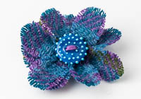 Harris Tweed Flower Brooch