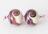 Swirly Lampwork Beads