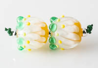 Lampwork Dahlia Beads