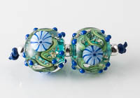 Lampwork Murrini Flower Beads