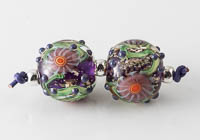 Lampwork Murrini Flower Beads