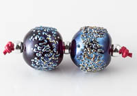 Amethyst Lampwork Beads