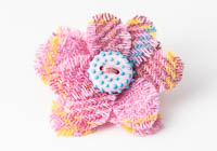 Harris Tweed Flower Brooch alternative view 2