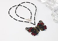 "Red Admiral" Necklace alternative view 1