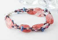 "Jamelia" Glass Bracelet 