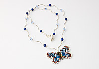 "Alcon Blue Butterfly" Necklace alternative view 1