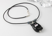 "Sid" Black Cat Necklace