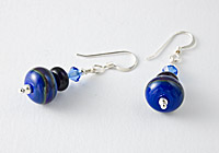 Hand made Blue Earrings