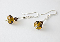 Hand made Soft Brown Earrings