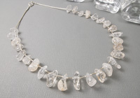 "Ice" Quartz Necklace alternative view 1