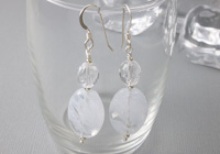 "Cloud" Beaded Earrings alternative view 2