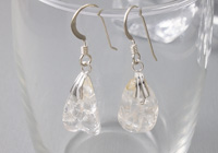 "Ice" Quartz Earrings alternative view 2