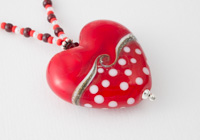 "Love" Lampwork Necklace