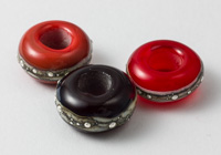Red Lampwork Charm Beads alternative view 1