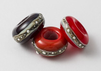 Red Lampwork Charm Beads alternative view 2