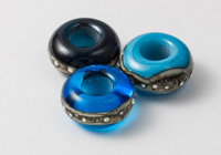 Blue Lampwork Charm Beads alternative view 1