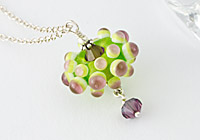 "Green Flower" Necklace alternative view 1