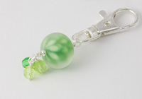 Green Flower Handbag Charm