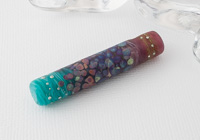 Tumbled Tubular Lampwork Pendant Bead