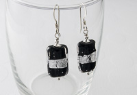 "Silver Night" Earrings