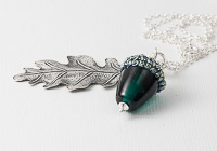 Acorn and Leaf Pendant