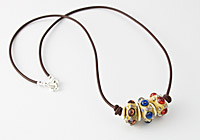 Lampwork Necklace - "Shimmer" alternative view 1