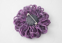 Purple Flower Brooch alternative view 1