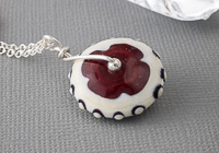 Lampwork Wheel Pendant Necklace alternative view 1