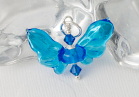 Butterfly Lampwork Pendant