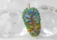 Lampwork Tree Pendant