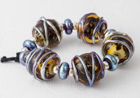 Swirly Lampwork Beads alternative view 1