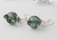 Smoky Lampwork Earrings alternative view 1