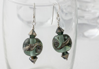 Smoky Lampwork Earrings