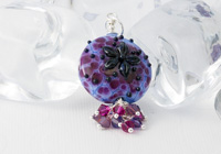 Flower Lampwork Pendant alternative view 2