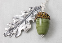 Oak Acorn Pendant Necklace