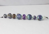 Dandelion Seed Lampwork Bead Collection alternative view 2