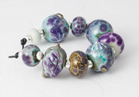 Dandelion Seed Lampwork Bead Collection