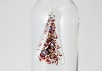 Purple Fused Glass Christmas Tree alternative view 1